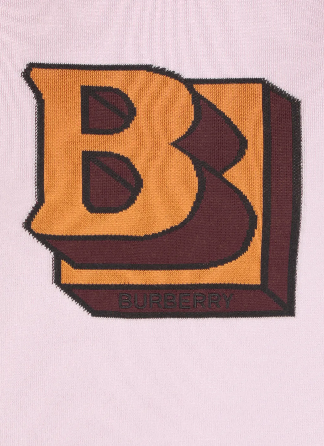 Burberry Logo Embroidered Ribbed Sweater