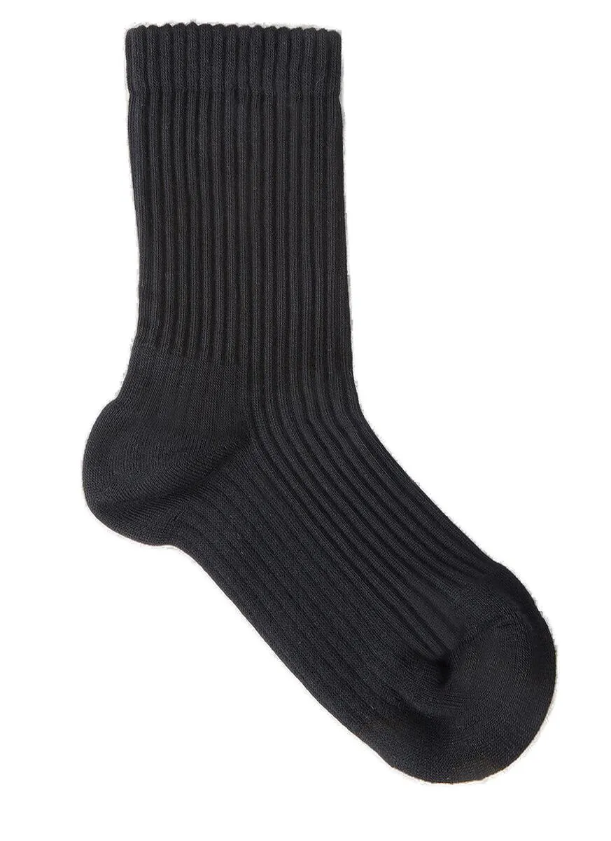 Burberry Logo Intarsia Ribbed Socks