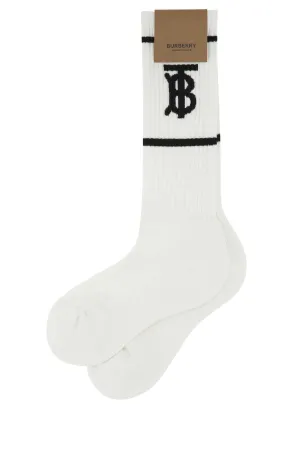 Burberry Monogram Logo Intarsia Socks
