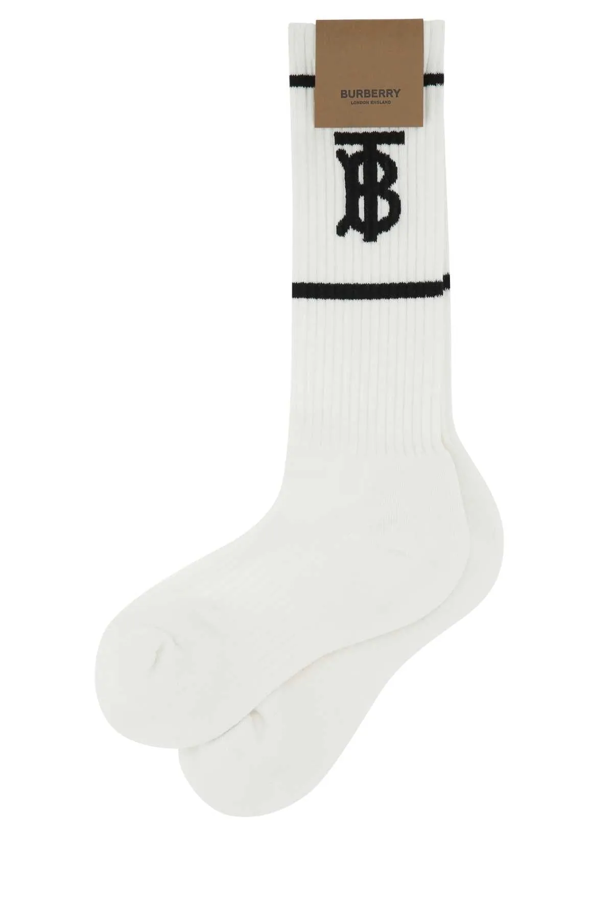Burberry Monogram Logo Intarsia Socks