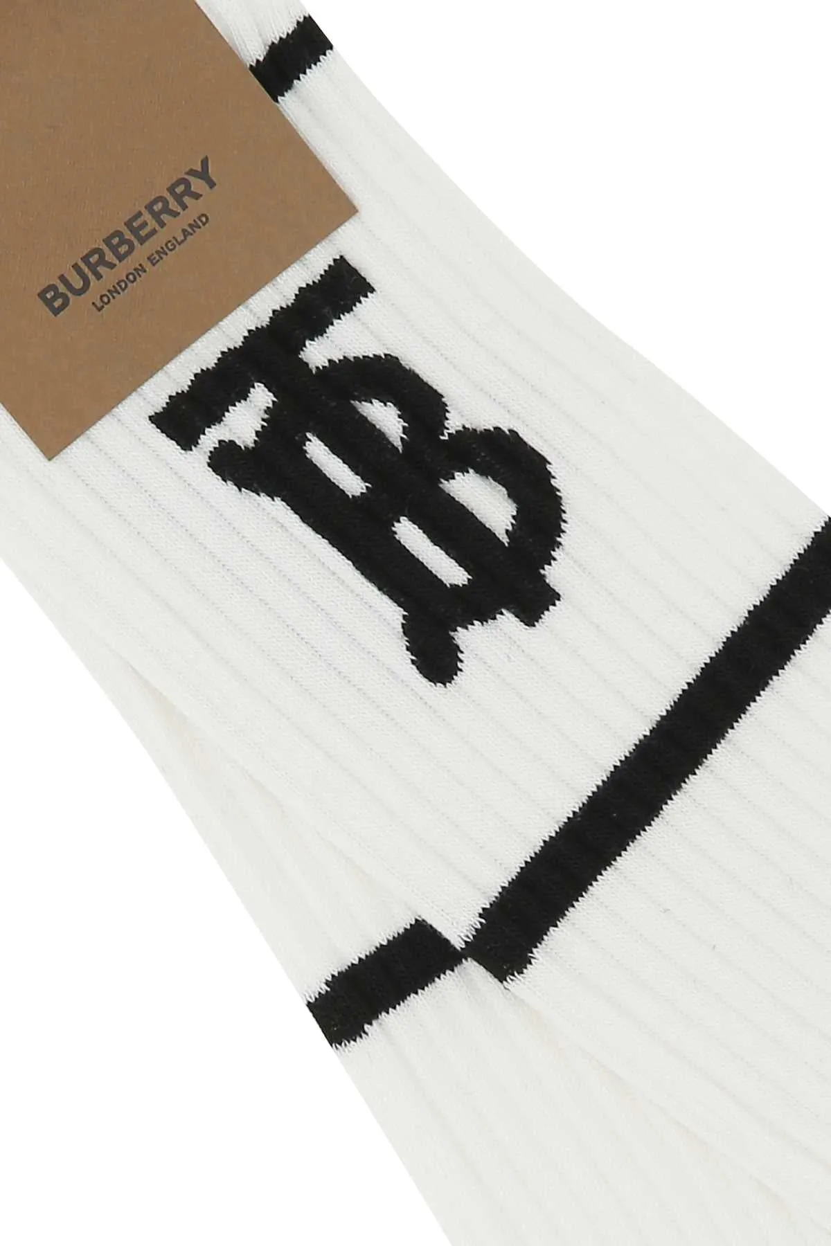 Burberry Monogram Logo Intarsia Socks
