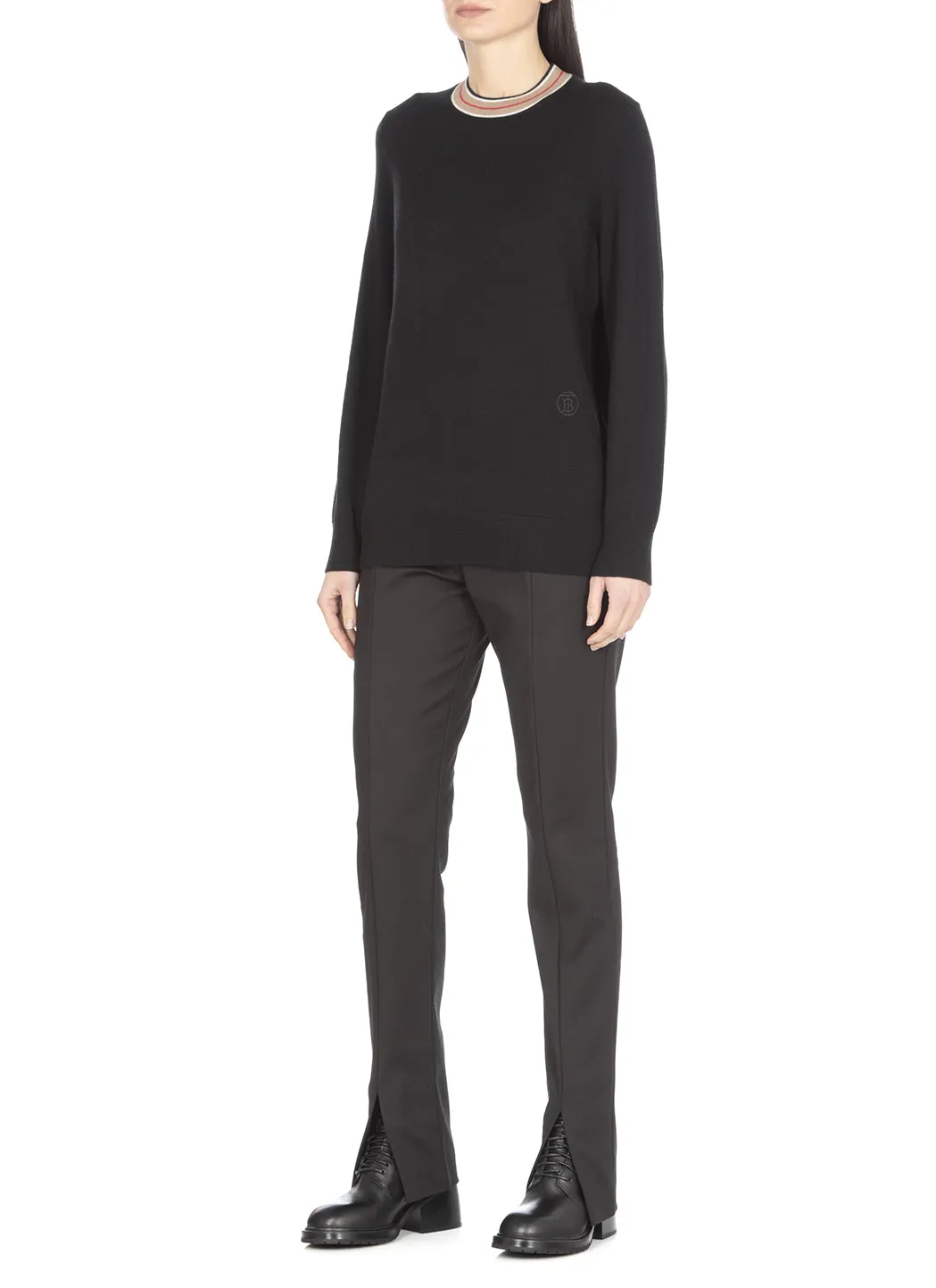 Burberry Stripe Detailed Sweater