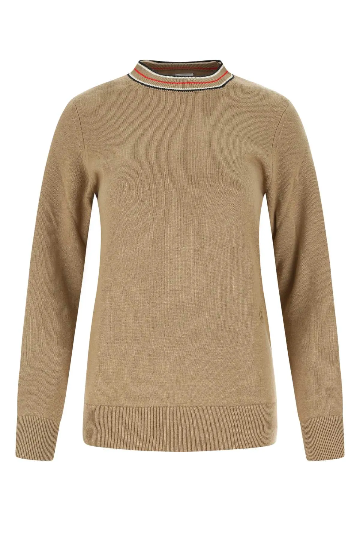 Burberry Striped Detail Crewneck Sweater