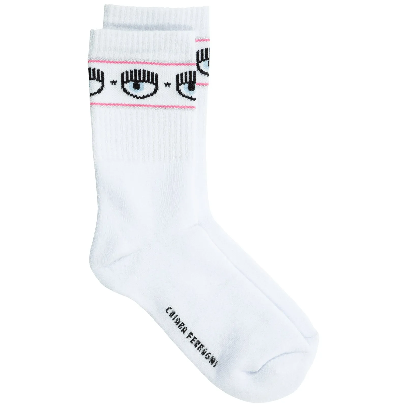 Chiara Ferragni Logo-Band Ribbed Socks