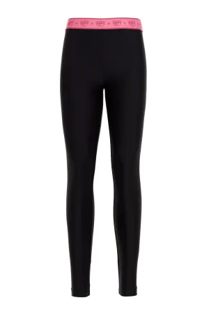 Chiara Ferragni Logo Waistband Pants
