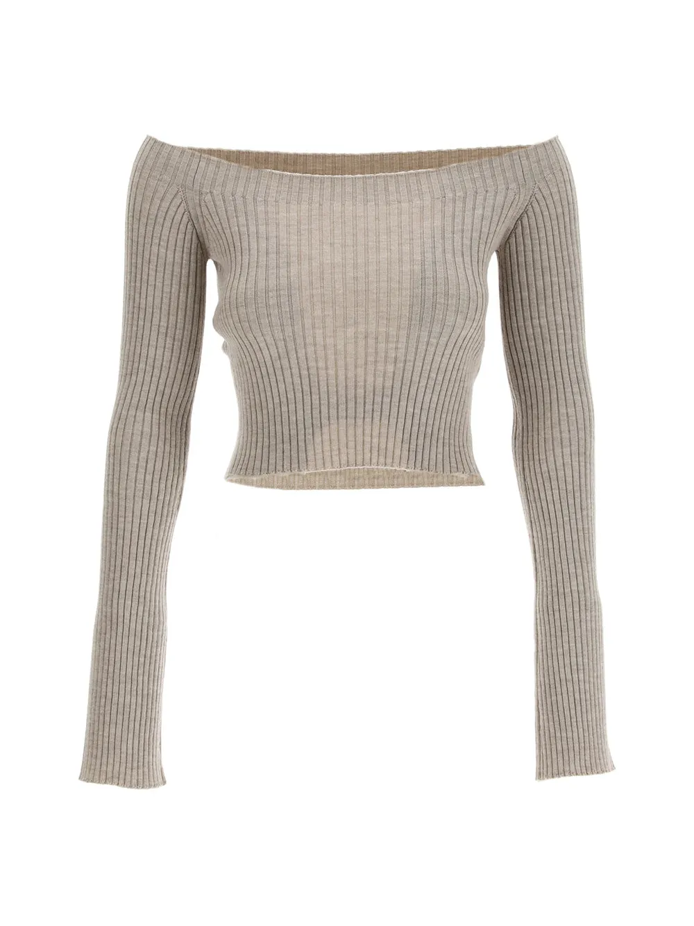 Chlo Boat-Neck Knit Top
