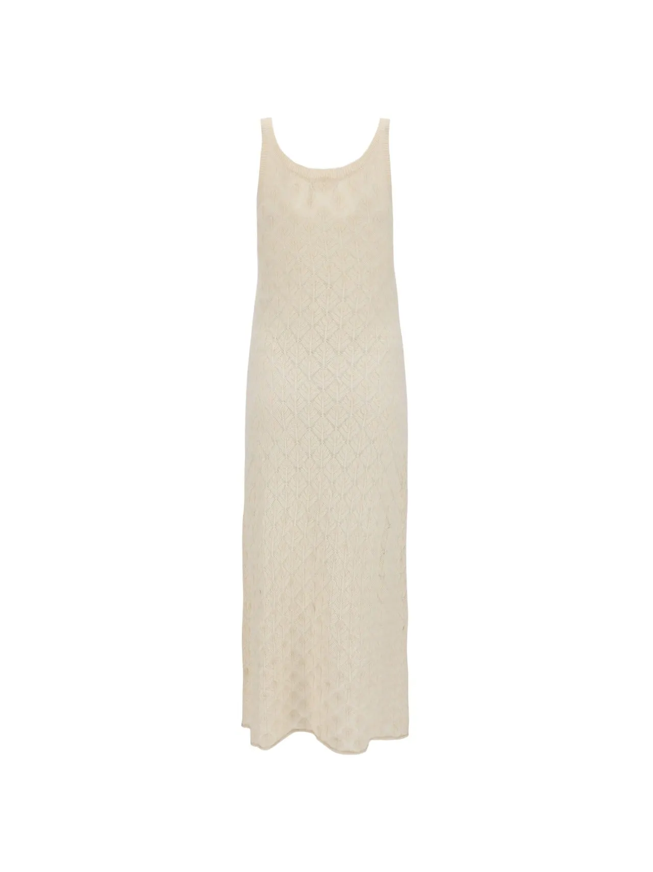 Chlo Flared Sheer Knit Dress