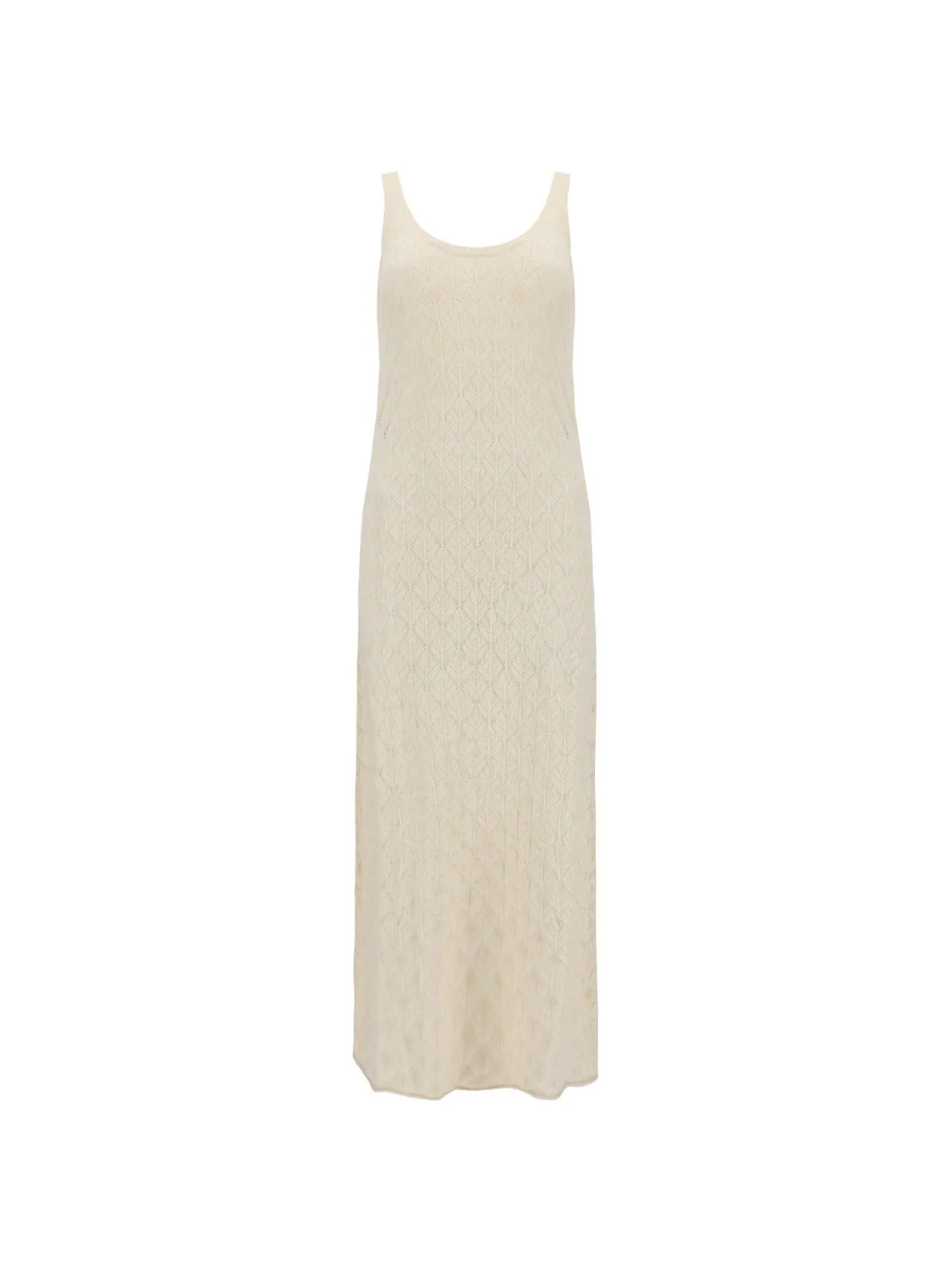 Chlo Flared Sheer Knit Dress