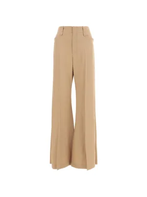 Chlo High-Waisted Tailored Trousers