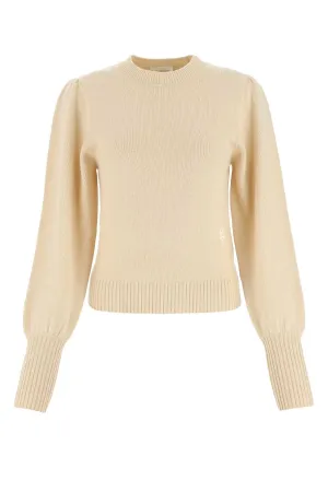 Chlo Logo Monogram Knit Sweater