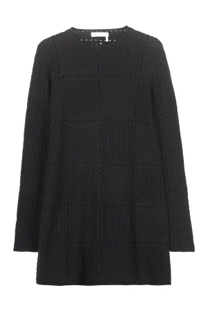 Chlo Long-Sleeved Knit Mini Dress