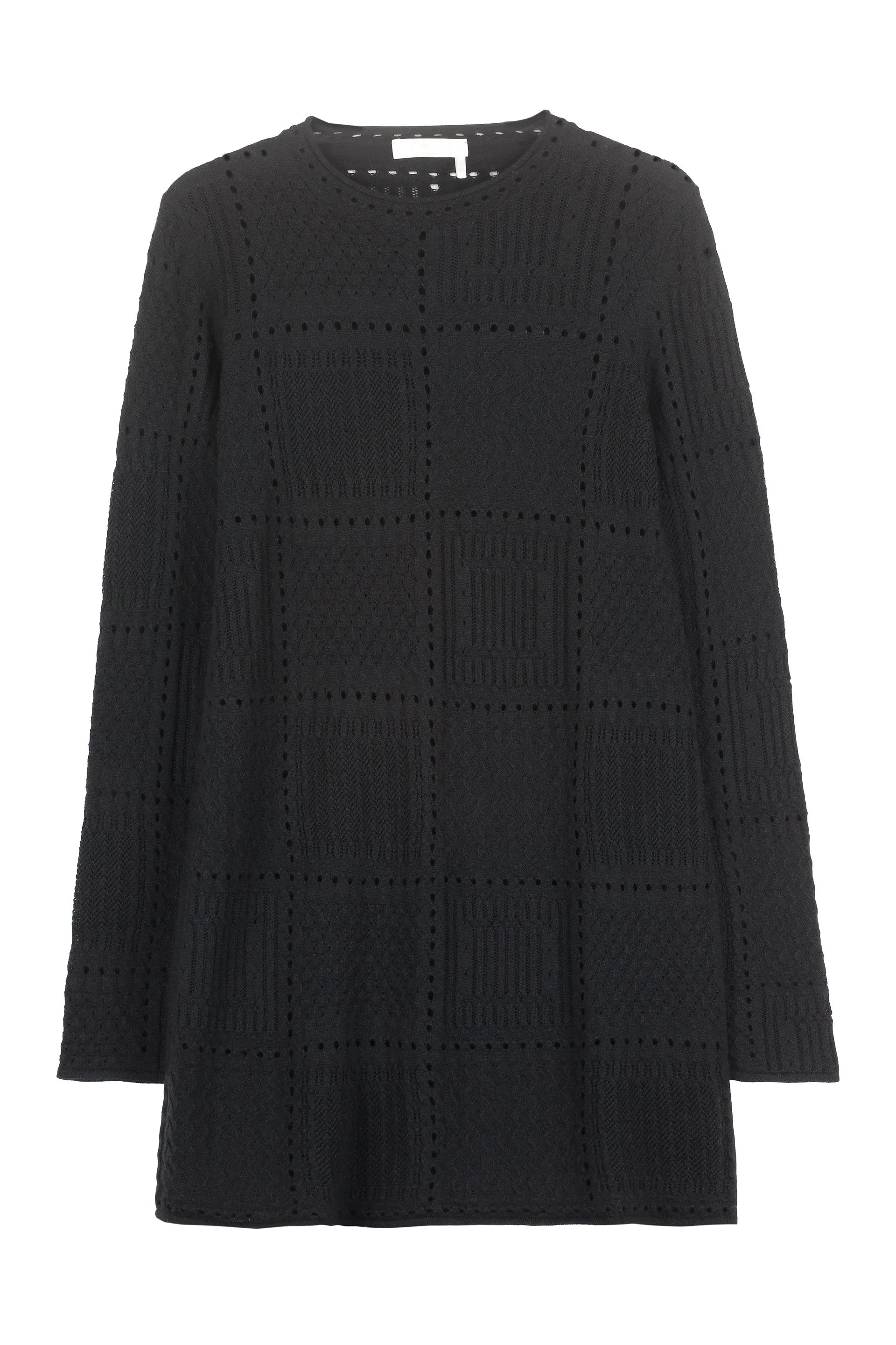 Chlo Long-Sleeved Knit Mini Dress