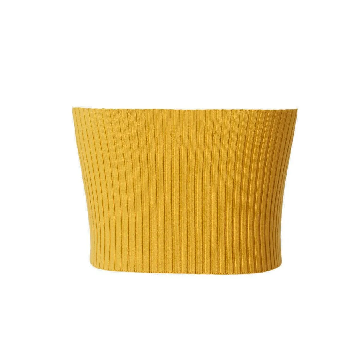Chlo Rib-Knit Fitted Bustier