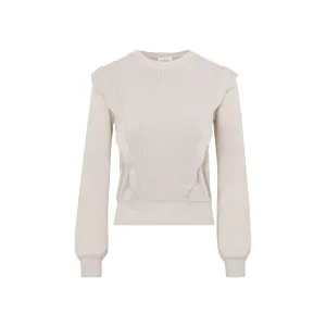 Chlo Ruffled Detail Knit Sweater