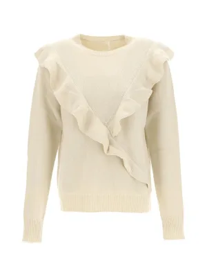 Chlo Ruffled Knit Jumper