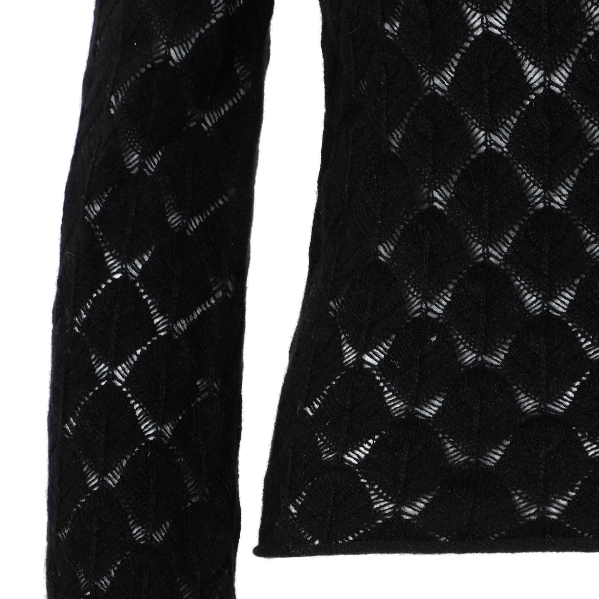 Chlo Sheer Long-Sleeved Knit Sweater
