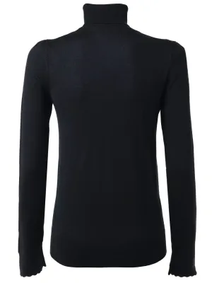 Chlo Superfine Knit Turtleneck Jumper