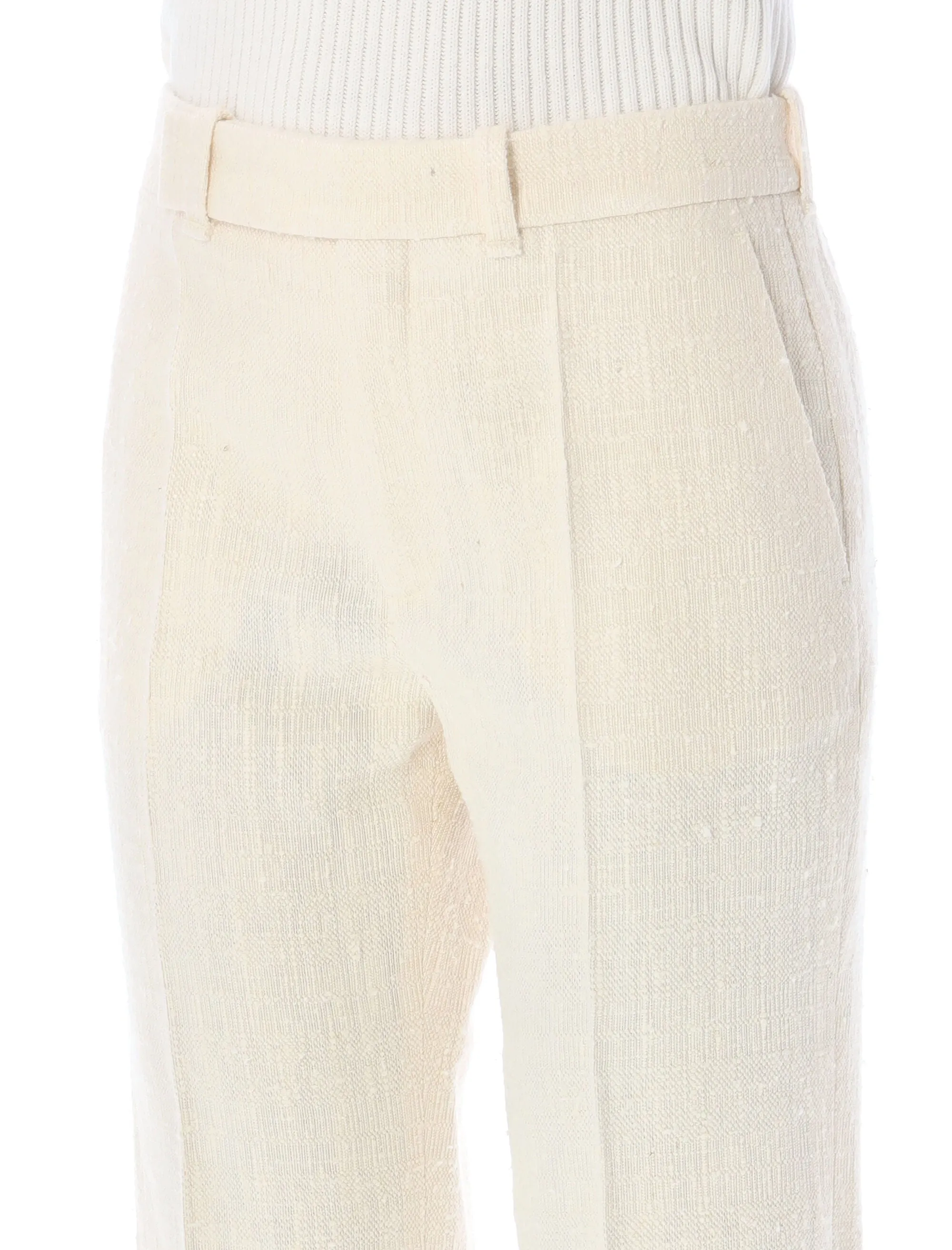 Chlo Tassel Detailed Cropped Trousers