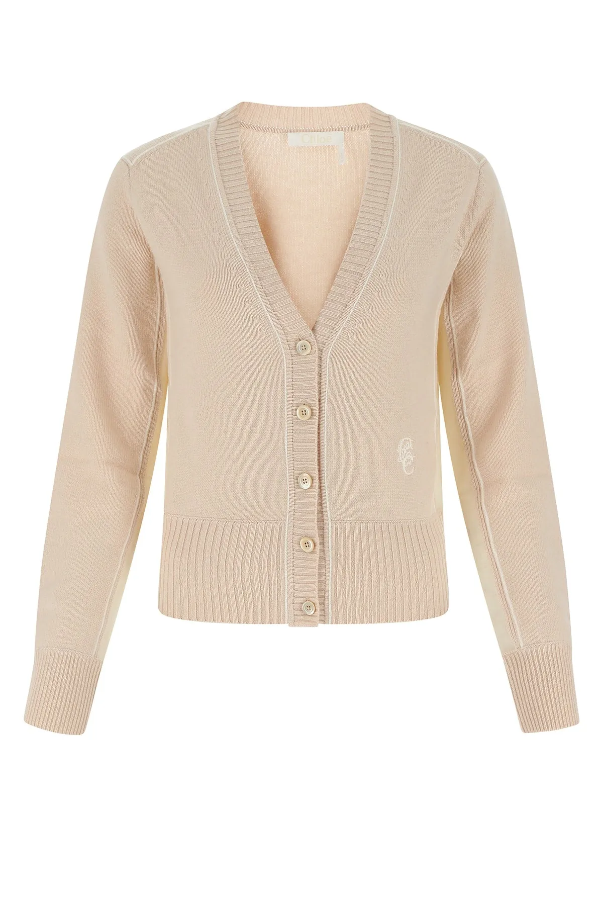 Chlo V-Neck Knit Cardigan