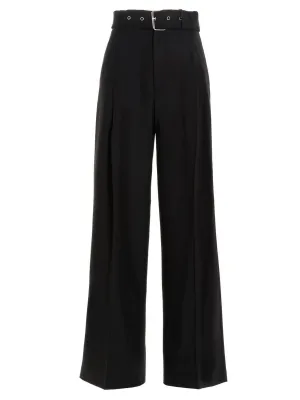 Co Belted Pleat Trousers