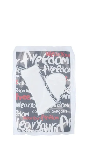 Comme des Garons Logo Intarsia Socks