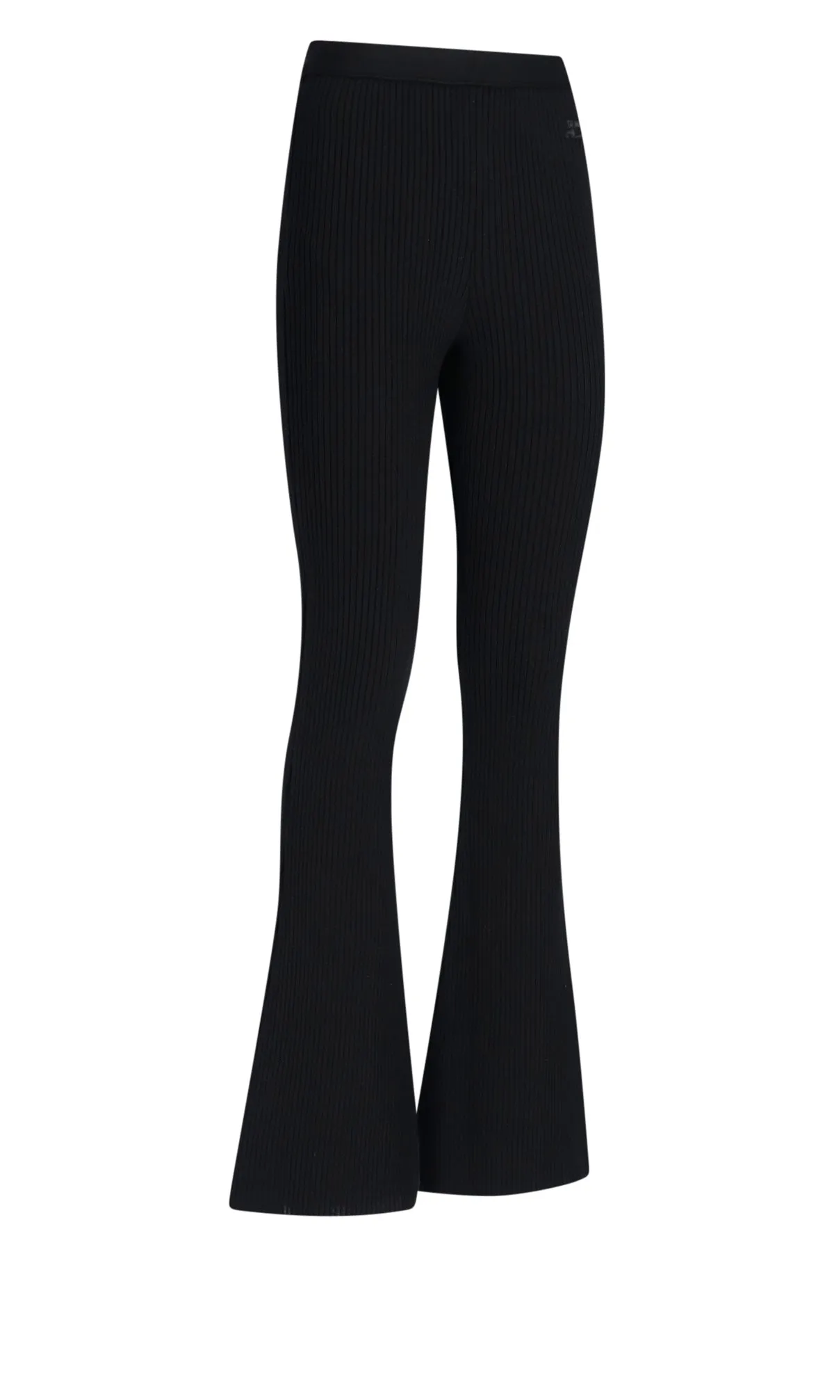 Courrges Logo Detailed Flared Trousers