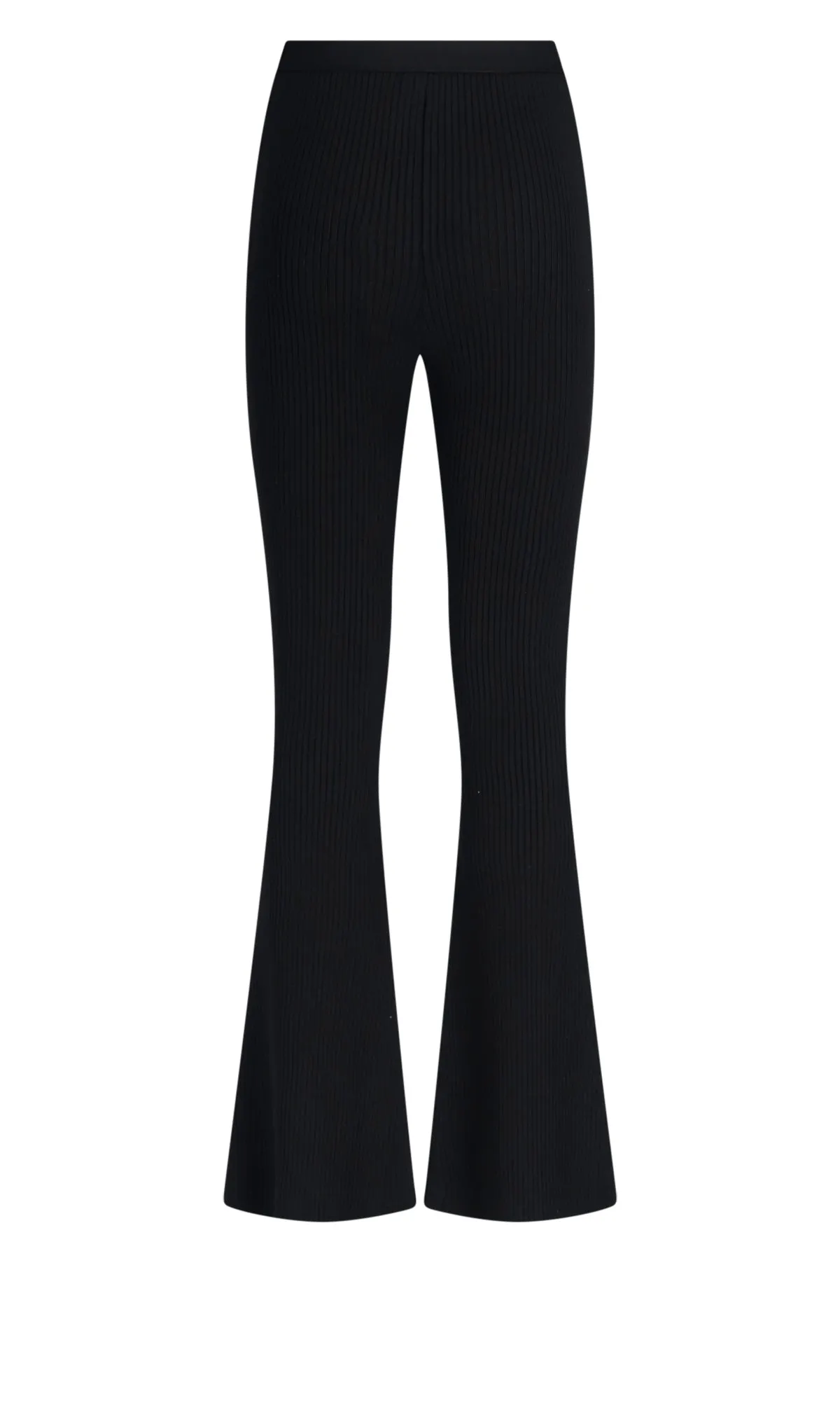 Courrges Logo Detailed Flared Trousers