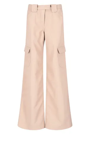 Courrges Twill Baggy Trousers
