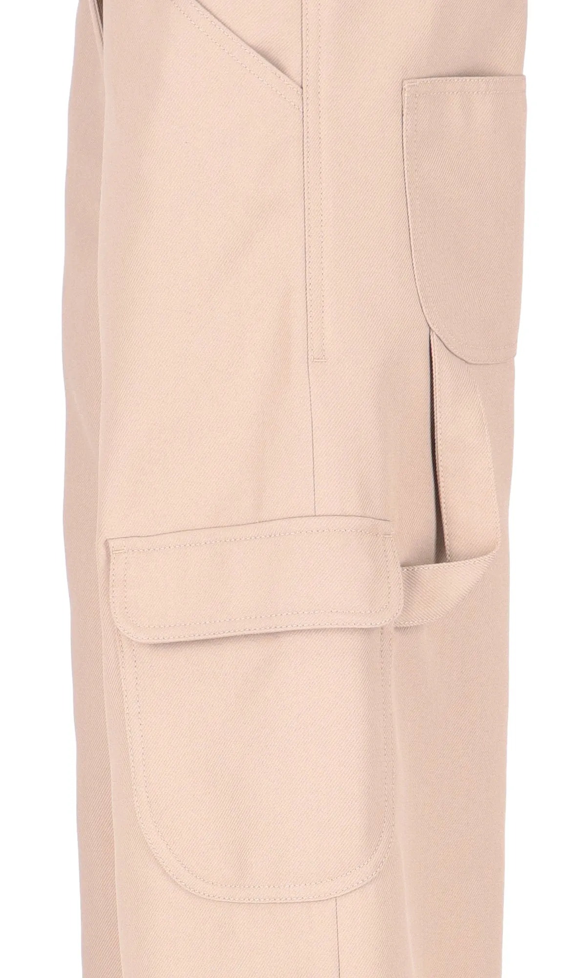 Courrges Twill Baggy Trousers