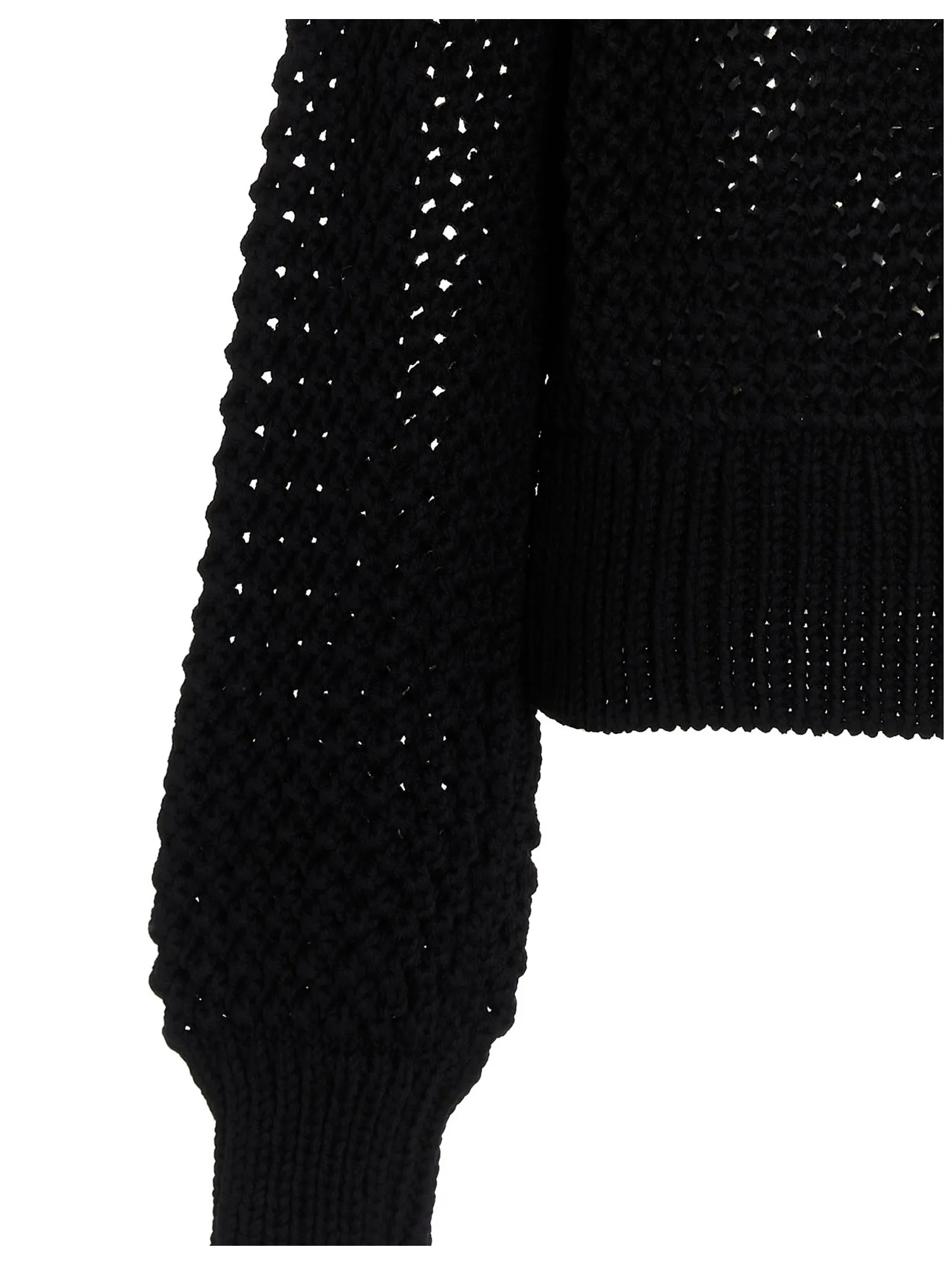 Dolce & Gabbana Open Knit Buttoned Cardigan