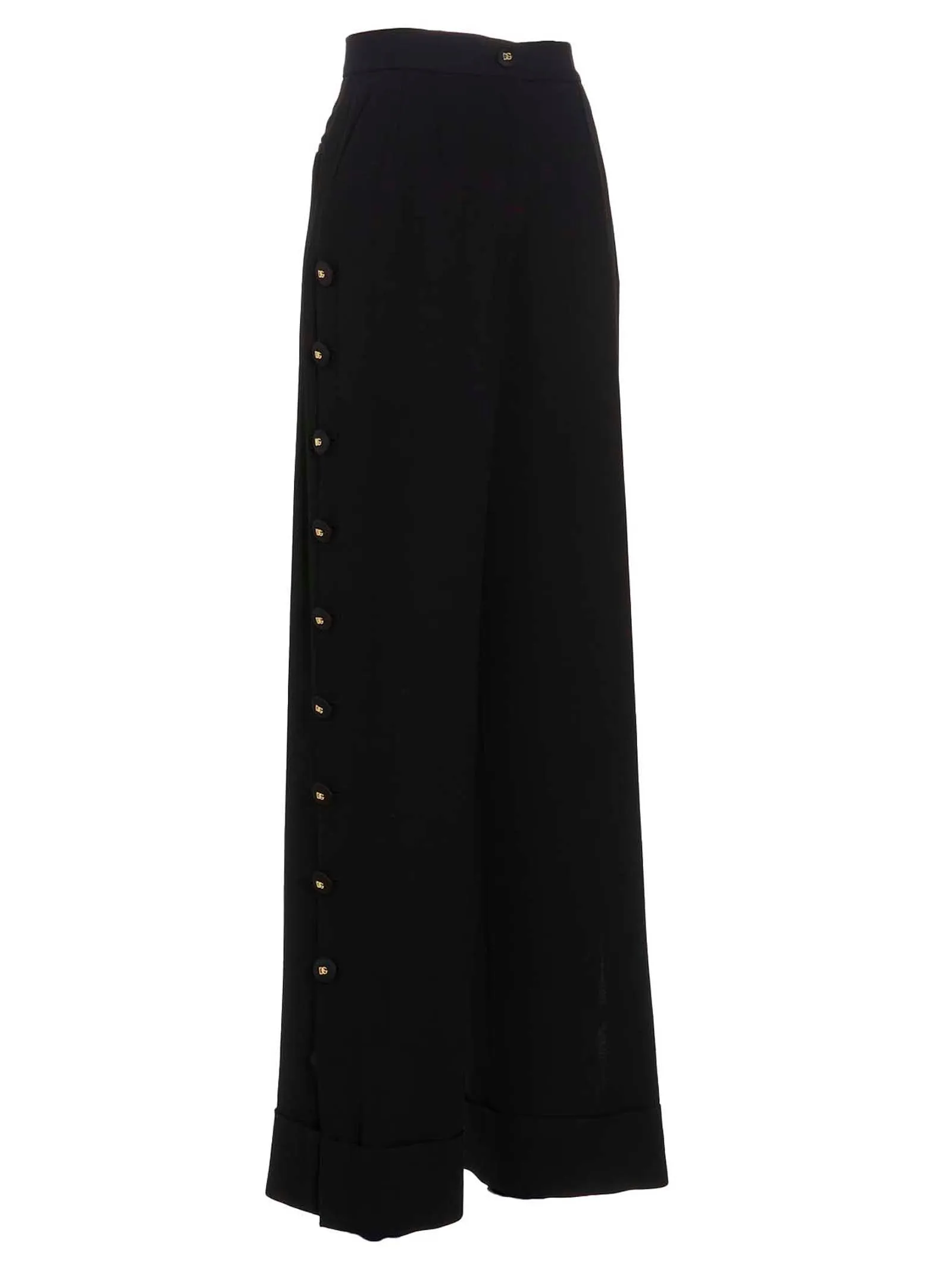 Dolce & Gabbana Piqu Palazzo Pants