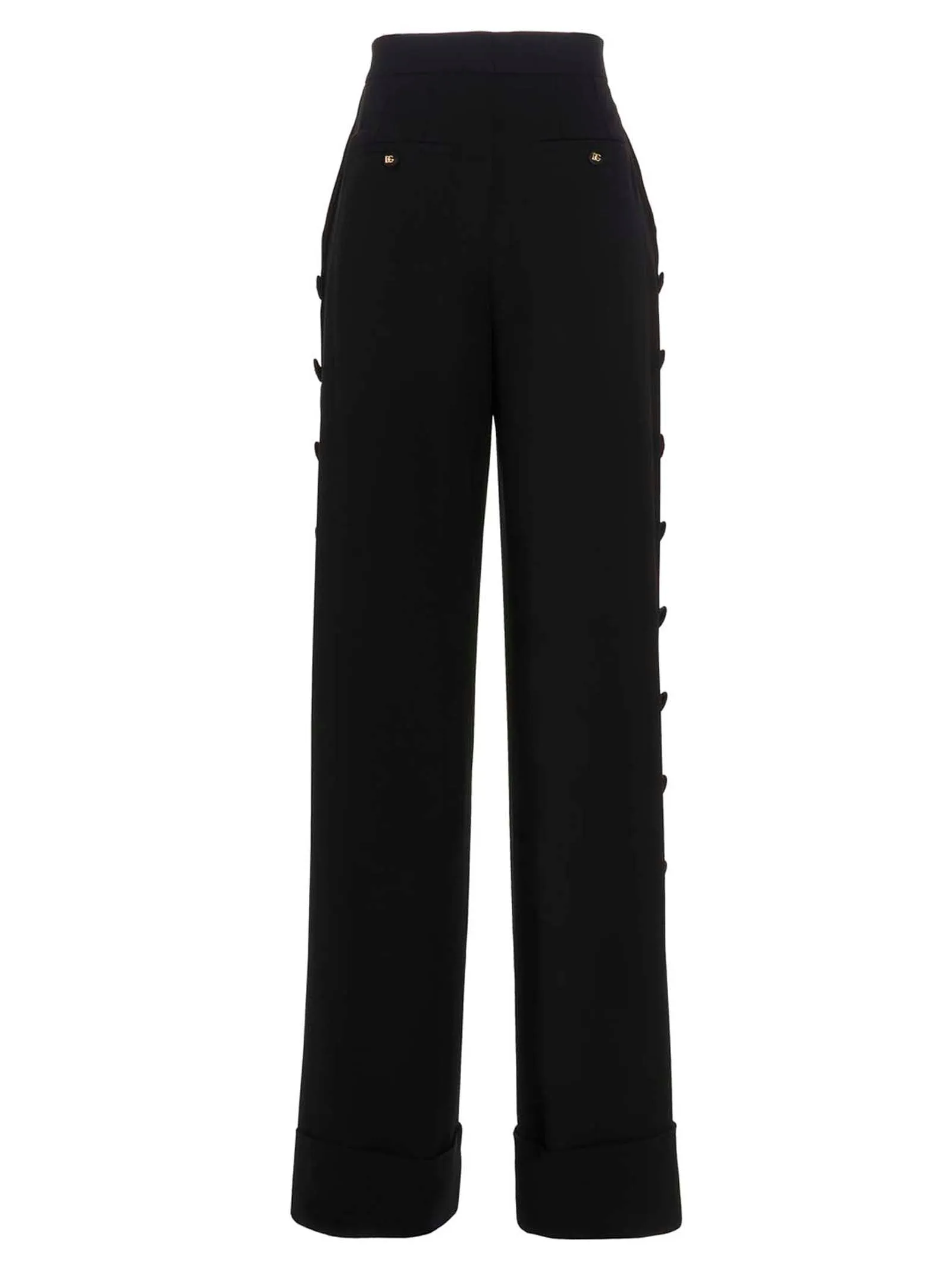 Dolce & Gabbana Piqu Palazzo Pants