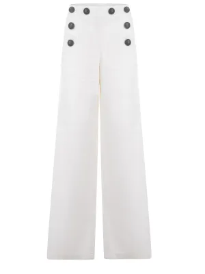 Dsquared2 Buttoned Wide-Leg Pants