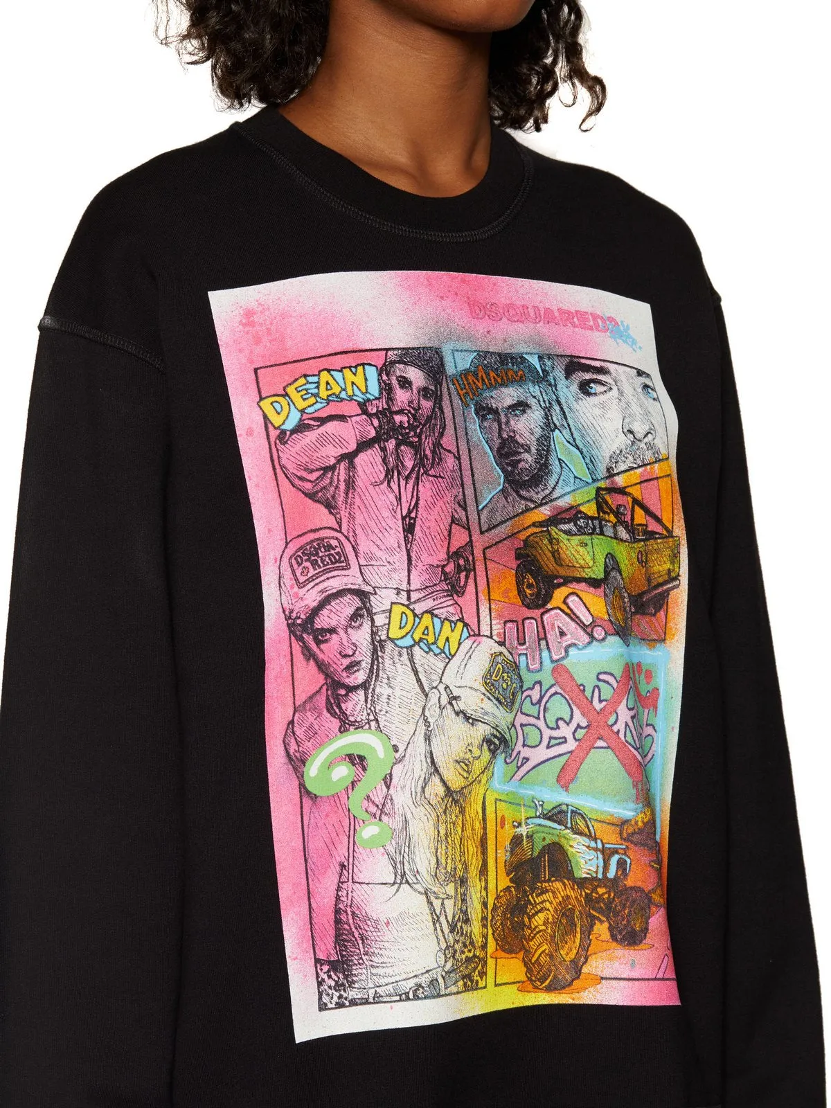 Dsquared2 Graphic Print Crewneck Sweater