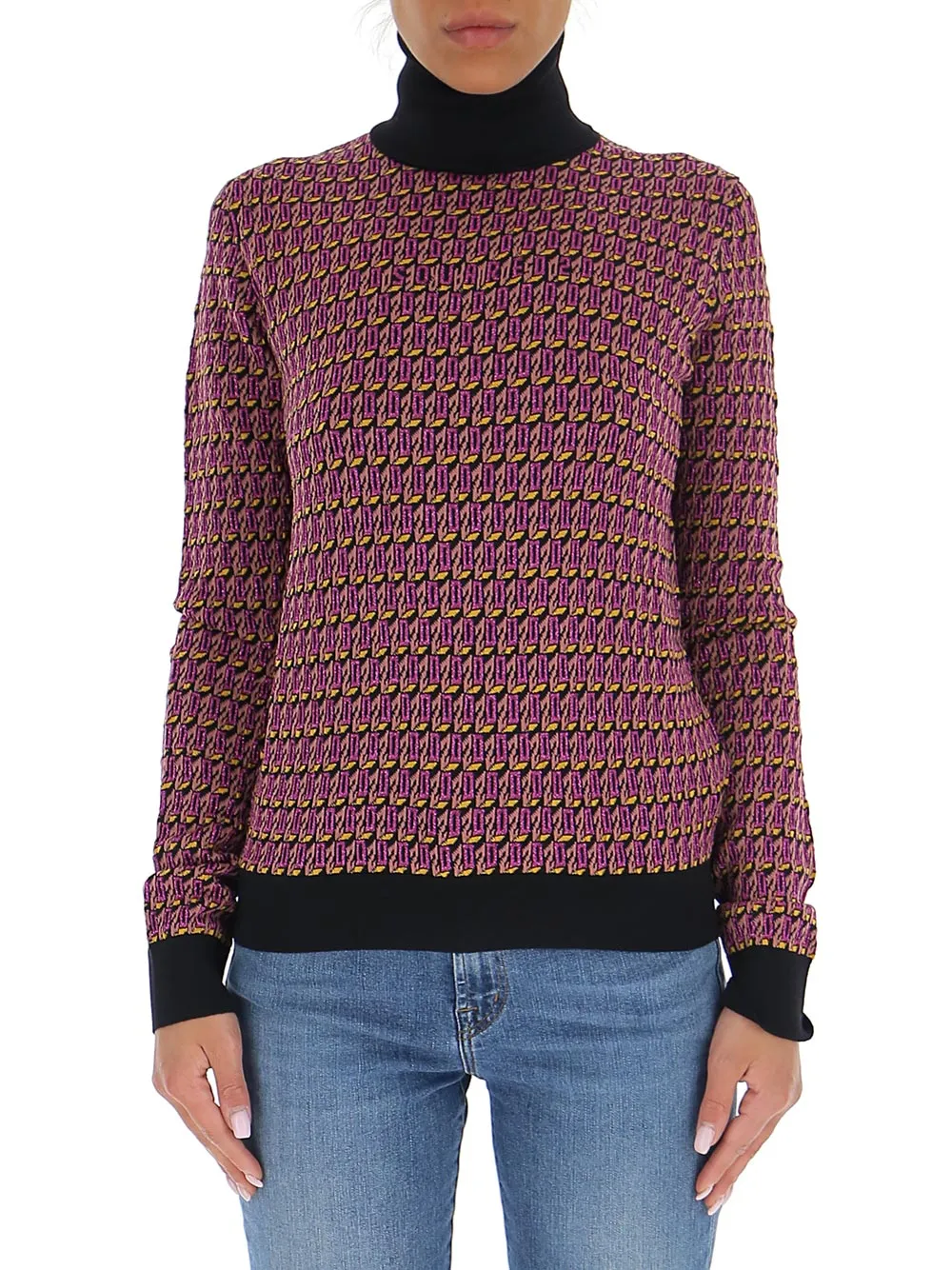 Dsquared2 High-Neck Knit Jumper