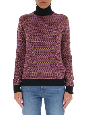 Dsquared2 High-Neck Knit Jumper