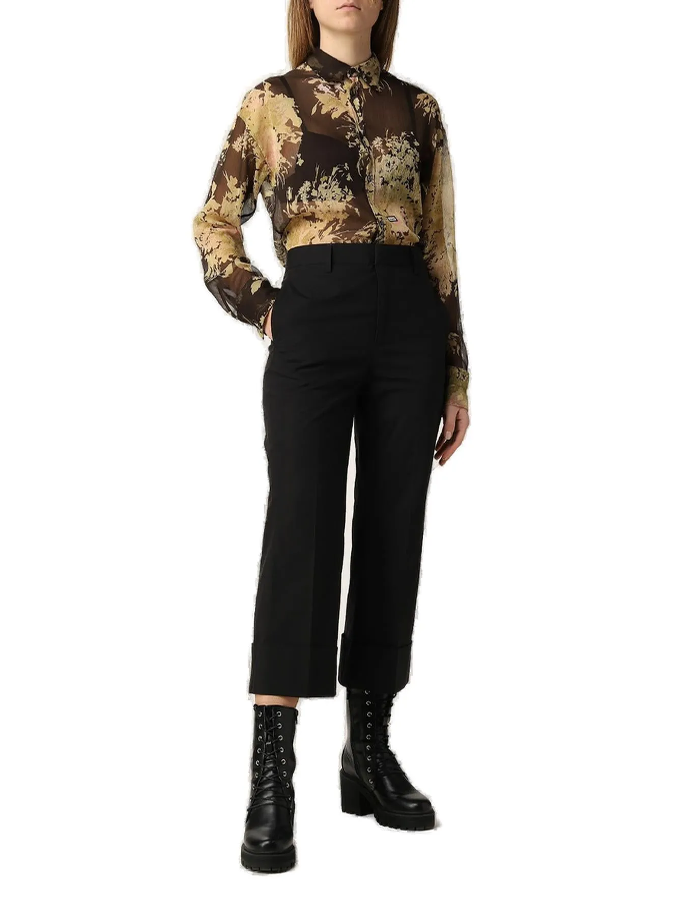 Dsquared2 High-Waist Cropped Pants