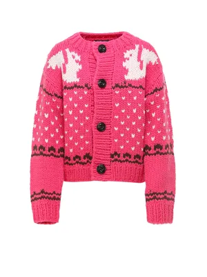 Dsquared2 Intarsia Knit Cardigan
