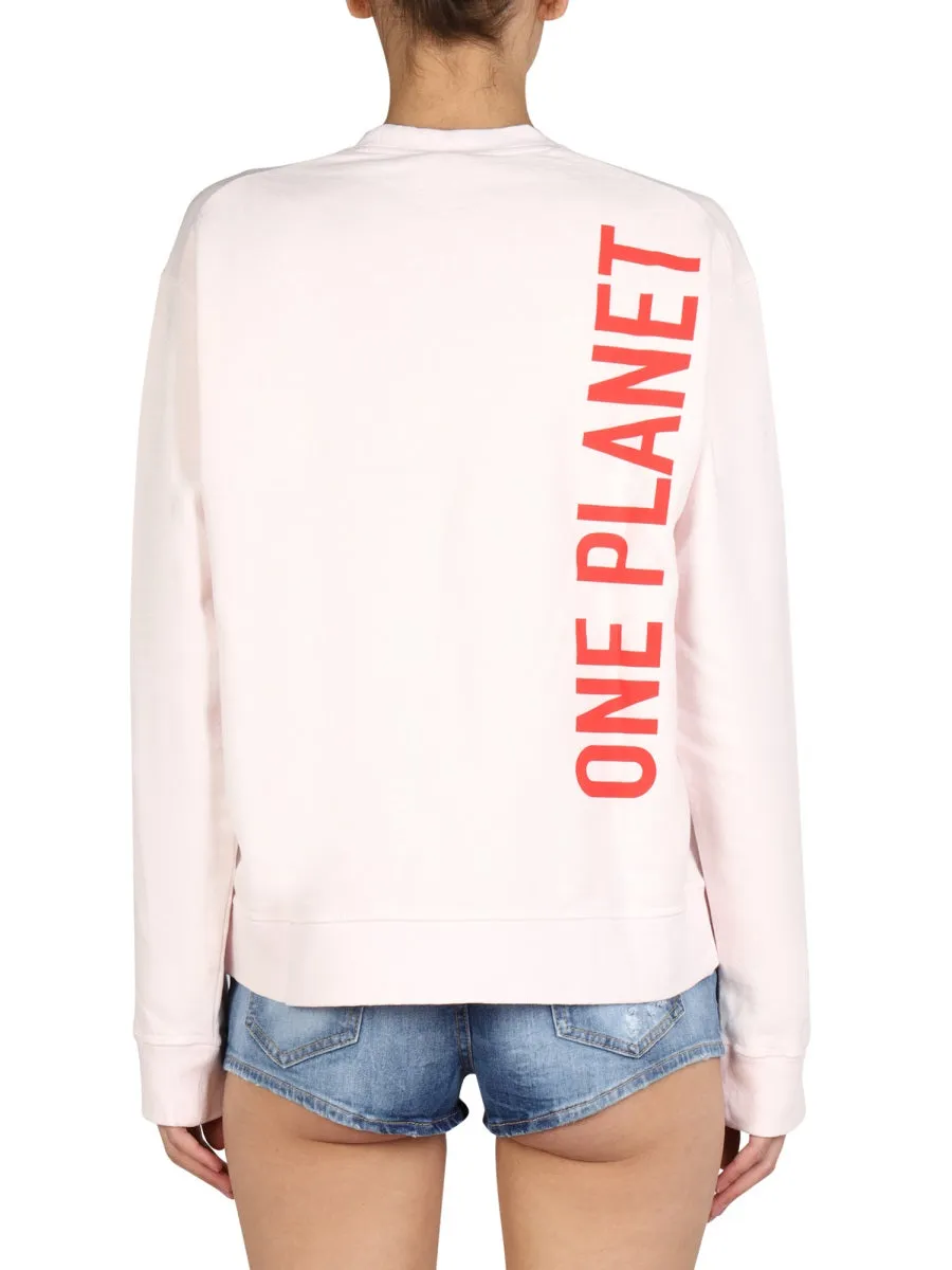 Dsquared2 Slogan Print Crewneck Sweater