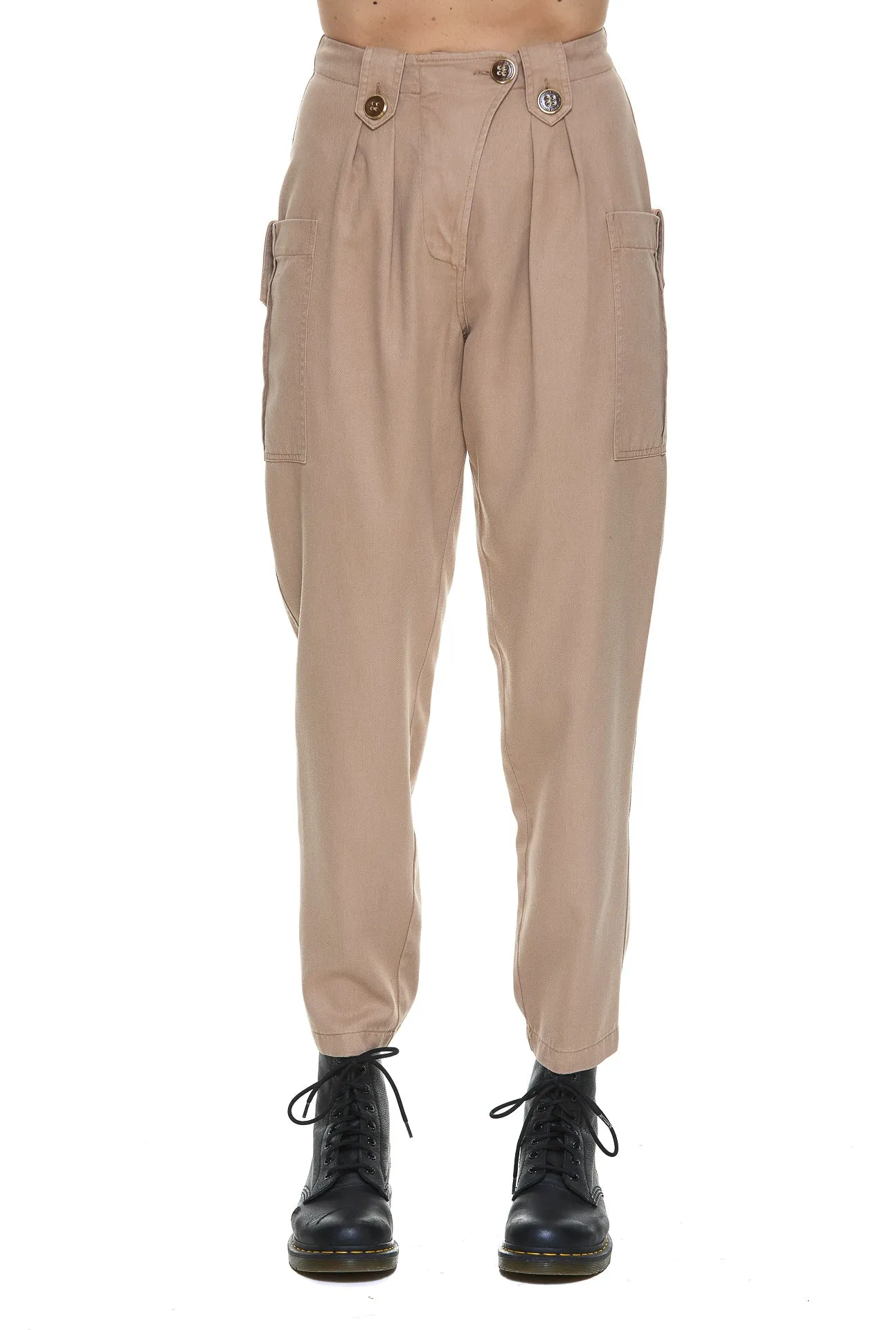 Elisabetta Franchi Buttoned Detailed Trousers