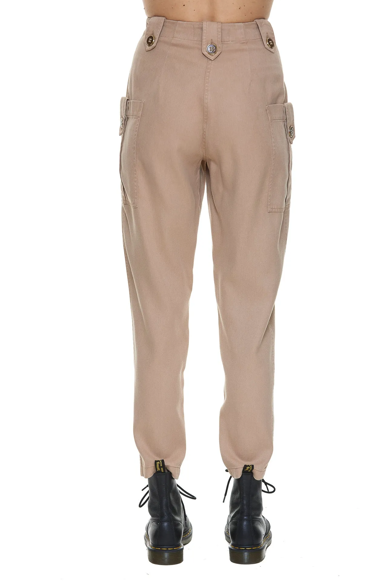 Elisabetta Franchi Buttoned Detailed Trousers