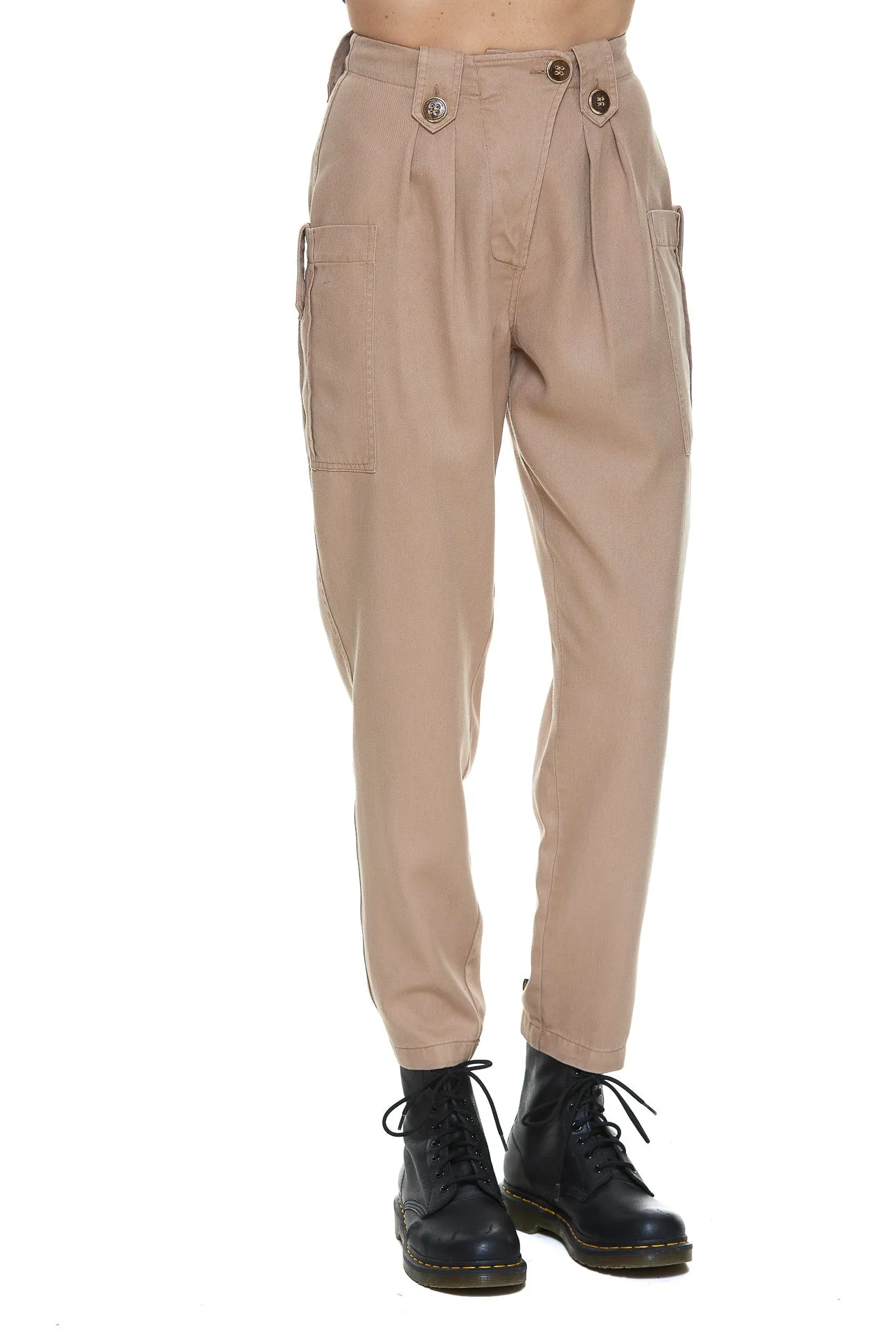 Elisabetta Franchi Buttoned Detailed Trousers