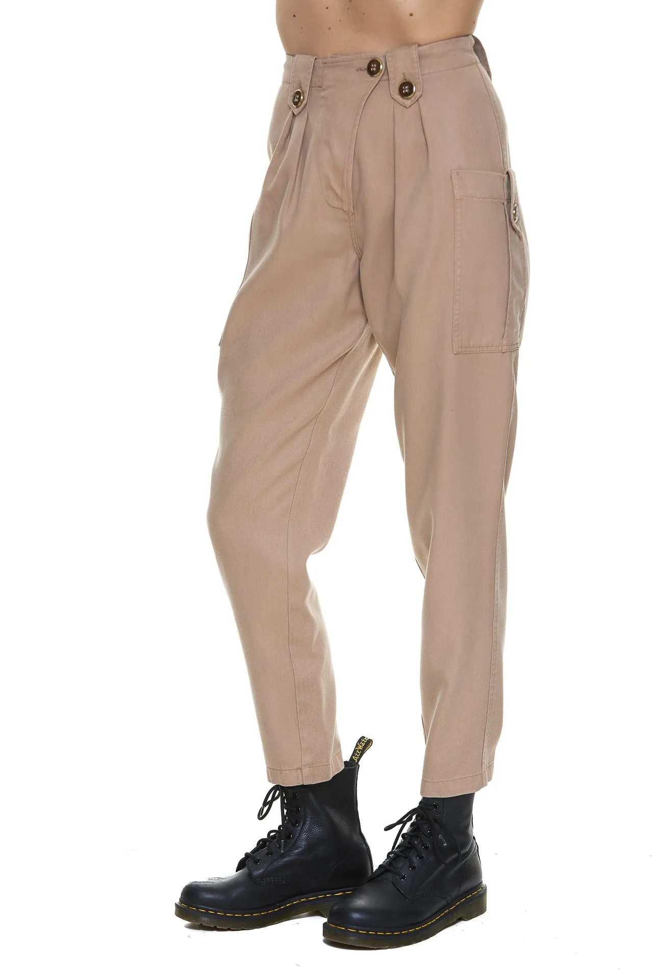Elisabetta Franchi Buttoned Detailed Trousers