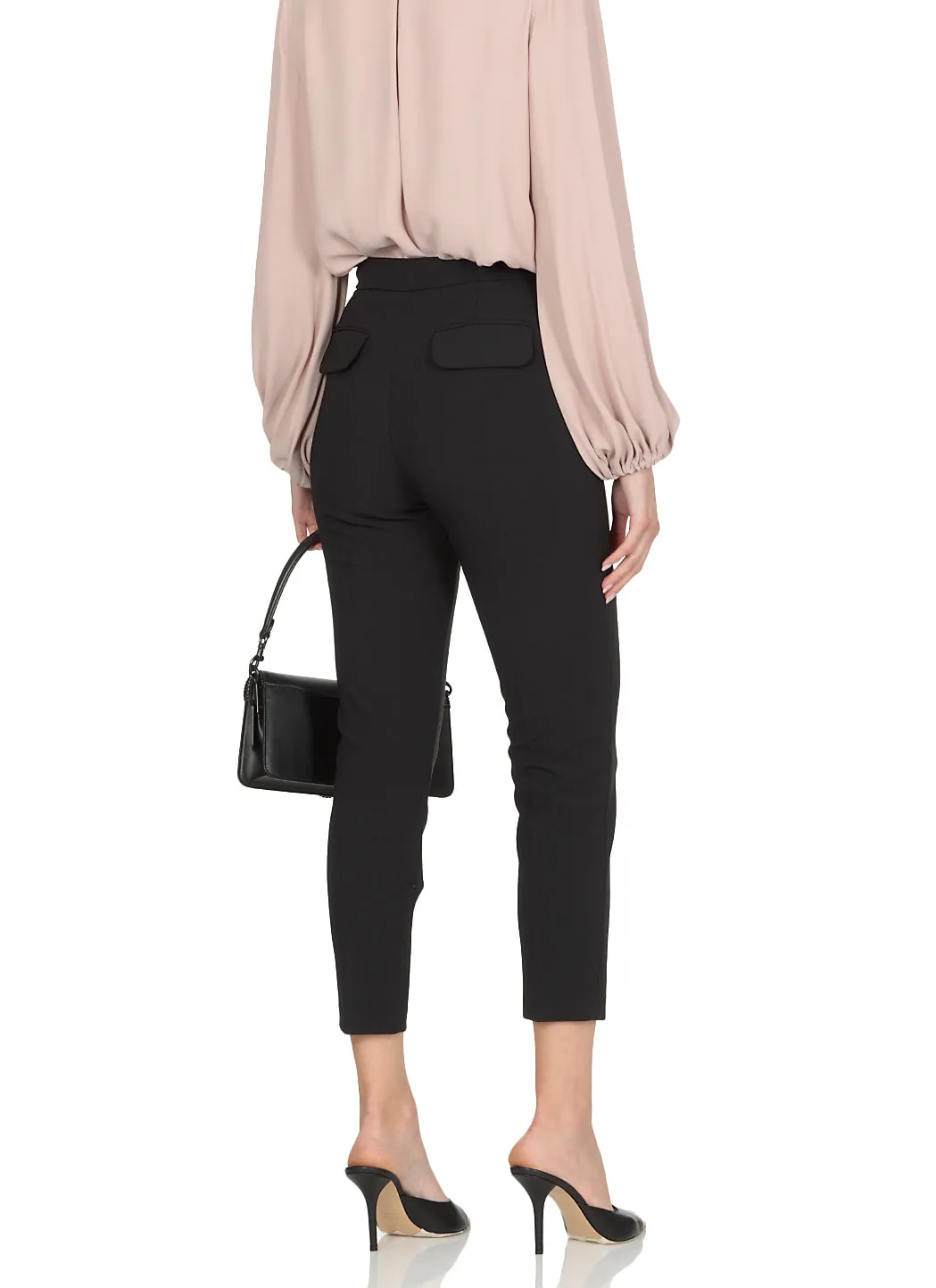 Elisabetta Franchi Double Crepe Trousers