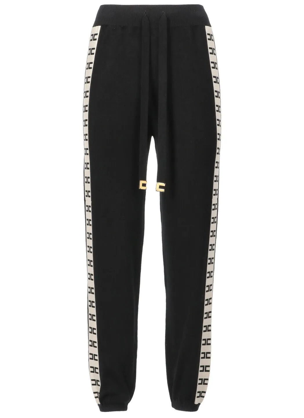 Elisabetta Franchi Logo Trim Drawstring Track Pants