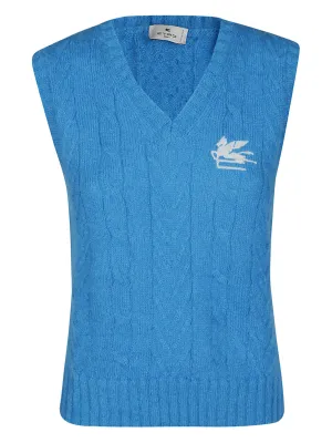 Etro Cable Knit Vest