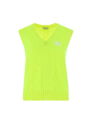 Etro Cable Knit Vest