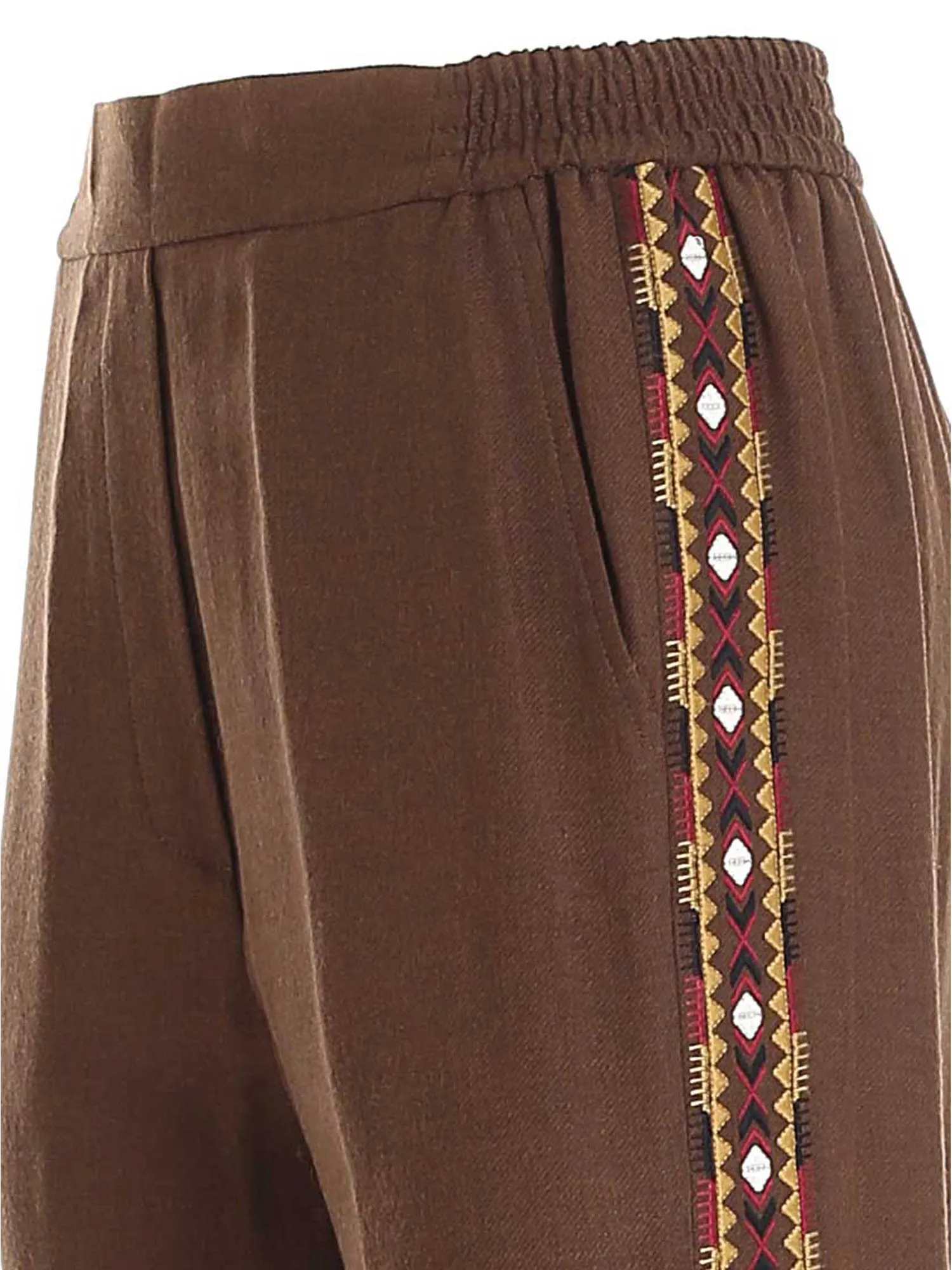 Etro Geometric Embroidered Trousers