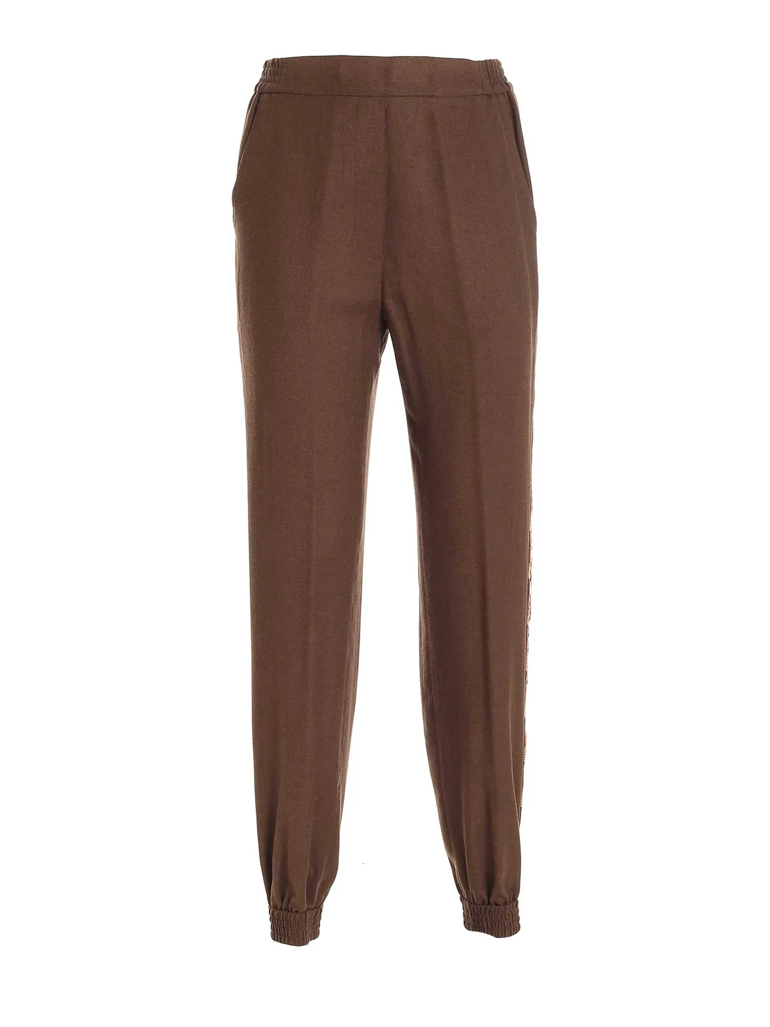 Etro Geometric Embroidered Trousers