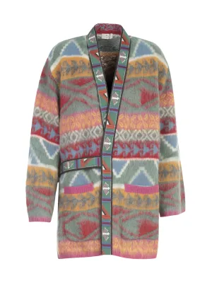 Etro Geometric Patterned Knit Cardigan
